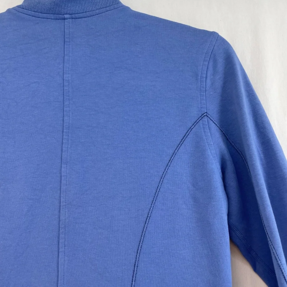 Lululemon Zip Sweater Blue Snap Women 8 VINTAGE - Picture 9 of 16